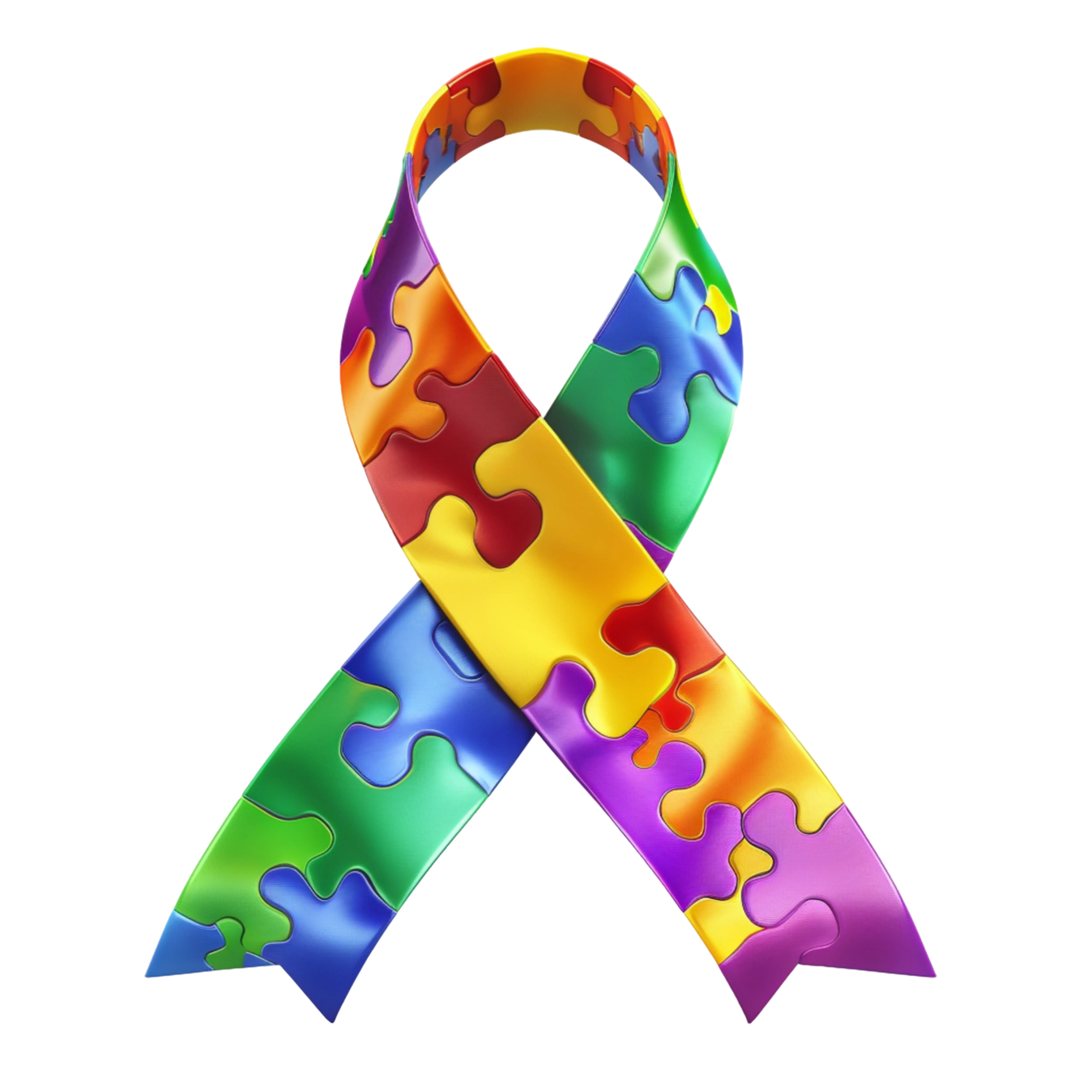 Fita Colorida do Autismo